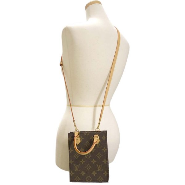 m23 1934 18 Louis Vuitton Petite Sac Plat 2WAY Bag Monogram