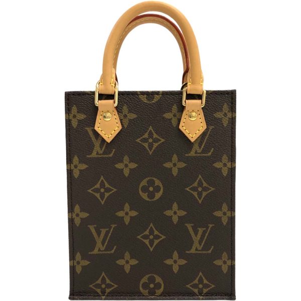 m23 1934 2 Louis Vuitton Petite Sac Plat 2WAY Bag Monogram