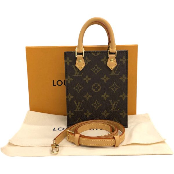 m23 1934 20 Louis Vuitton Petite Sac Plat 2WAY Bag Monogram