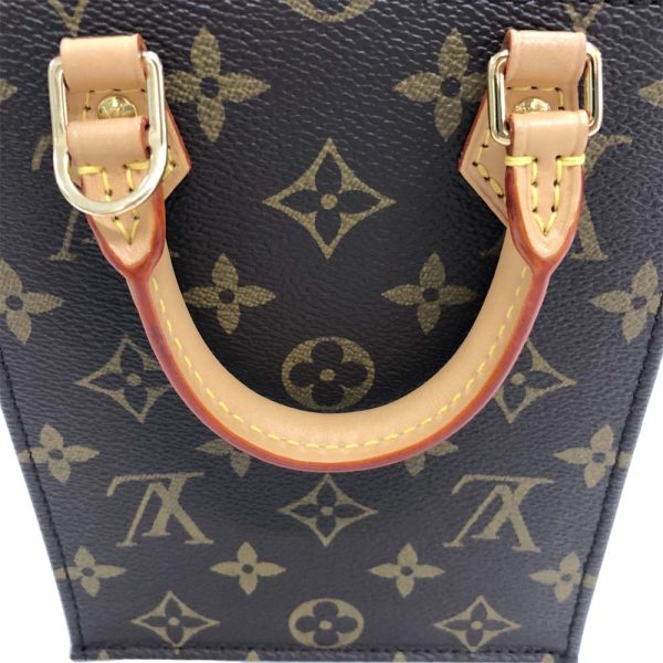 m23 1934 7 Louis Vuitton Petite Sac Plat 2WAY Bag Monogram