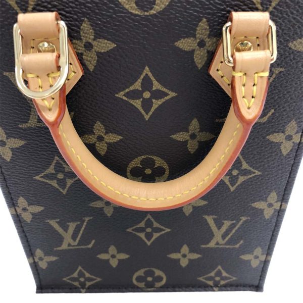 m23 1934 8 Louis Vuitton Petite Sac Plat 2WAY Bag Monogram