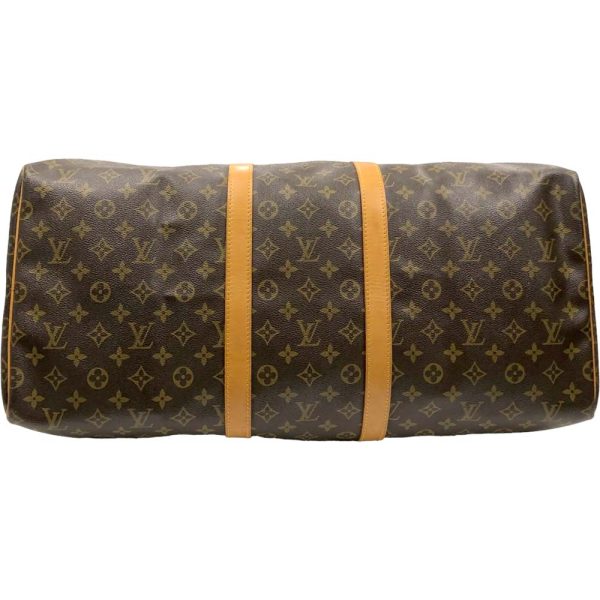 m23 2781 12 Louis Vuitton Keepall 55 Bag Monogram Brown