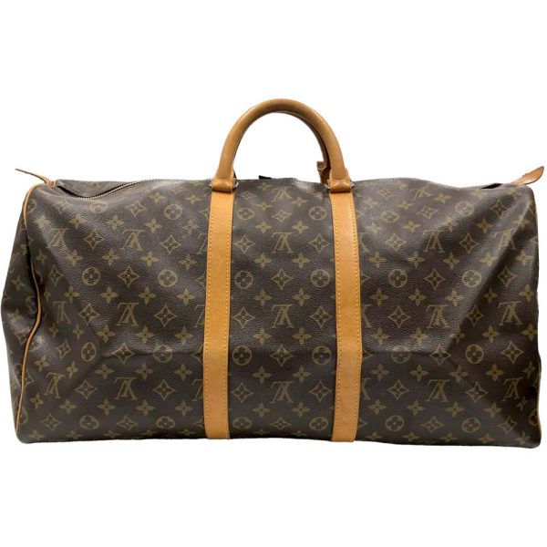 m23 2781 6 Louis Vuitton Keepall 55 Bag Monogram Brown