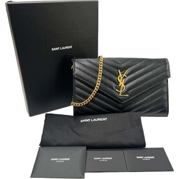 m23 3212 1 Yves Saint Laurent Cassandra Chain Wallet