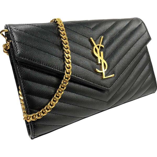 m23 3212 2 Yves Saint Laurent Cassandra Chain Wallet