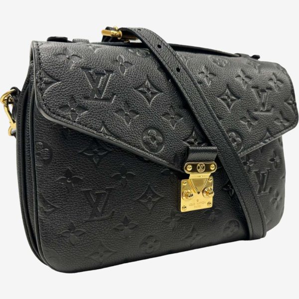 m23 3353 1 Louis Vuitton Pochette Métis MM 2WAY Bag Empreinte Noir Black