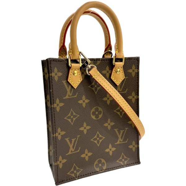 m23 3572 1 Louis Vuitton Petite Sac Plat 2WAY Bag Monogram