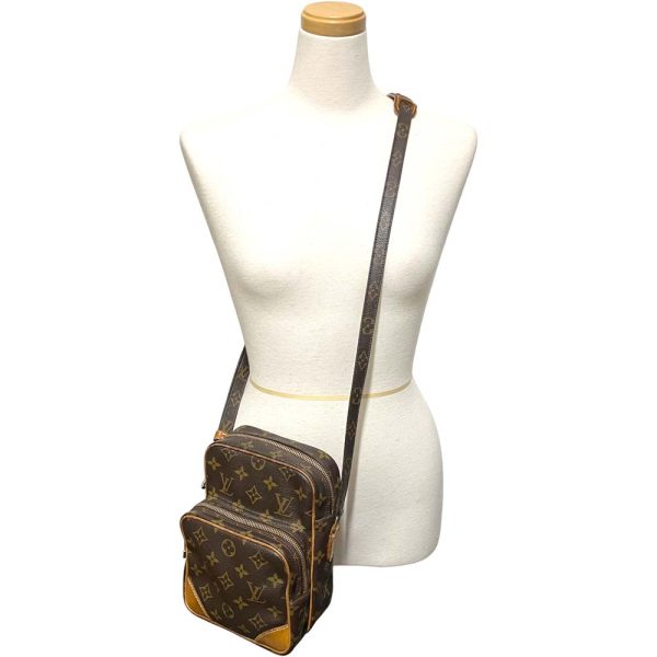 m23 739 1 1 Louis Vuitton Amazon Shoulder Bag Monogram Brown