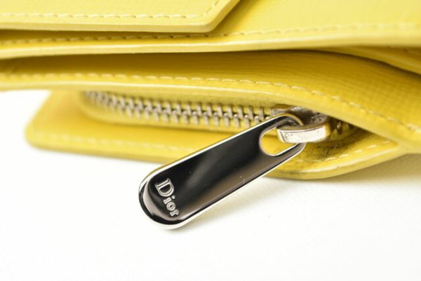 m2301 11 d 8 Christian Dior Wallet Yellow