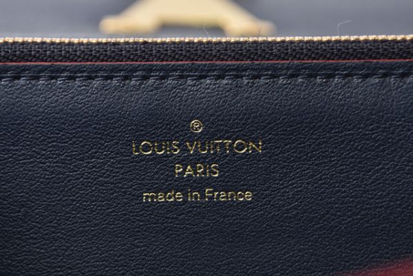 m2301 3 lv 11 Louis Vuitton Long Wallet Capucines Calf Marine Rouge Blue