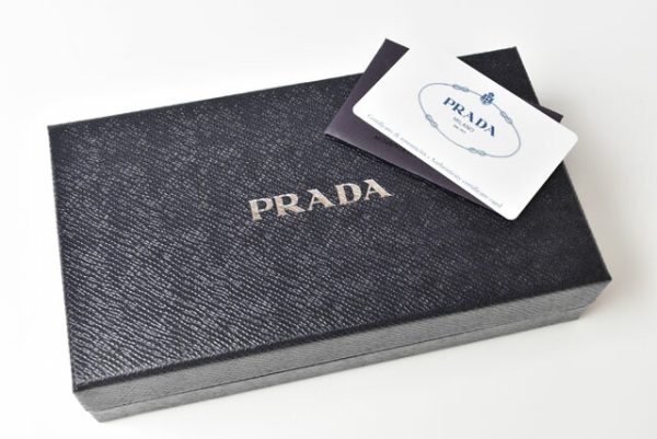 m2302 51 p 12 Prada Long Wallet Pass Case Saffiano Black