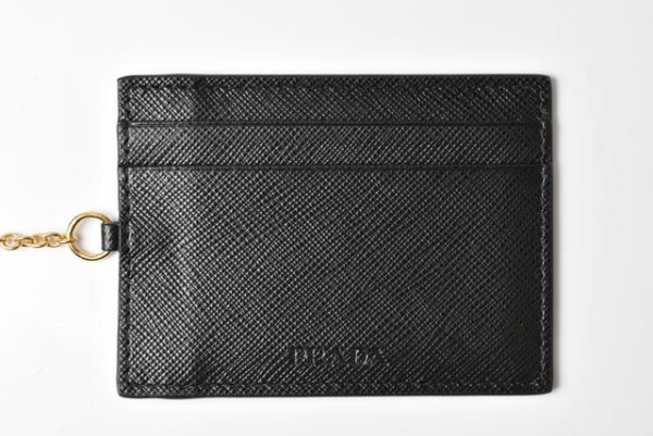 m2302 51 p 6 Prada Long Wallet Pass Case Saffiano Black