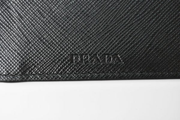 m2302 51 p 7 Prada Long Wallet Pass Case Saffiano Black