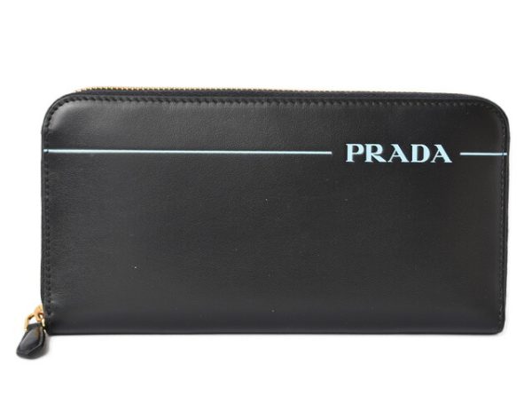 m2302 52 p 1 Prada Long Wallet City Calf Nero