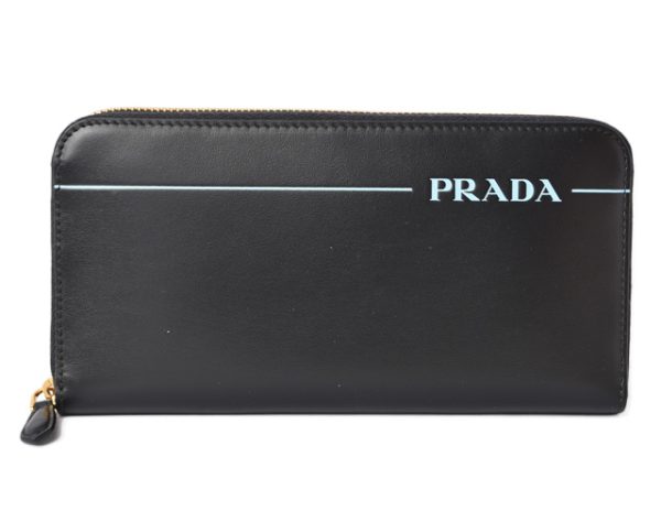 m2302 52 p 1 Prada Long Wallet City Calf Black