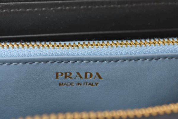 m2302 52 p 7 Prada Long Wallet City Calf Nero