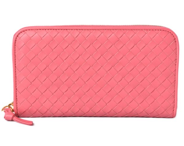 m2302 54 bv 1 Bottega Veneta Long Wallet Pink