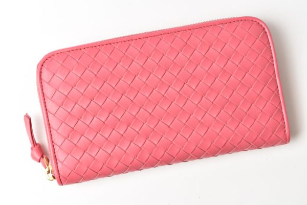 m2302 54 bv 2 Bottega Veneta Long Wallet Pink