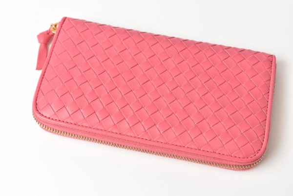 m2302 54 bv 3 Bottega Veneta Long Wallet Pink