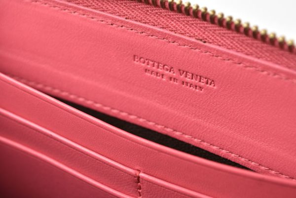 m2302 54 bv 8 Bottega Veneta Long Wallet Pink