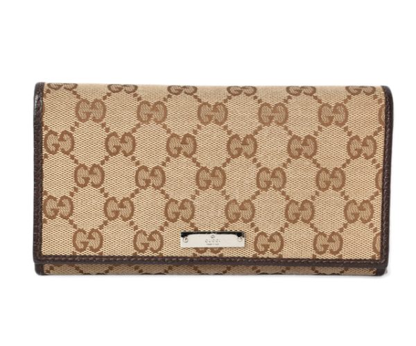 m2302 55 g 1 Gucci Long Wallet GG Beige