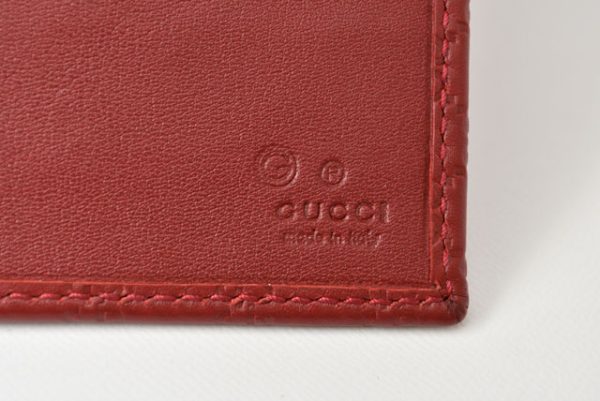 m2302 57 g 4 Gucci Long Wallet Micro Guccisima Rouge Red