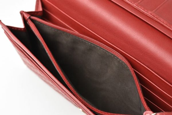 m2302 57 g 7 Gucci Long Wallet Micro Guccisima Rouge Red