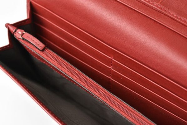 m2302 57 g 9 Gucci Long Wallet Micro Guccisima Rouge Red