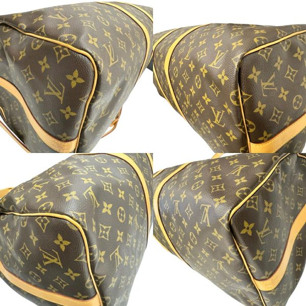 m24 1138 10 Louis Vuitton Keepall Bandouliere 55 Bag Monogram Brown