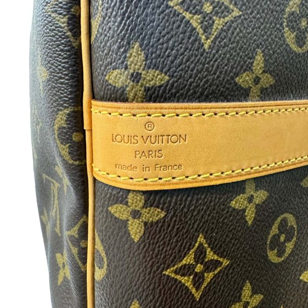 m24 1138 19 Louis Vuitton Keepall Bandouliere 55 Bag Monogram Brown