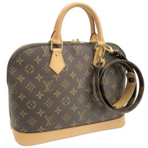 m24 1139 22 GUCCI Leather Canvas Handbag Khaki