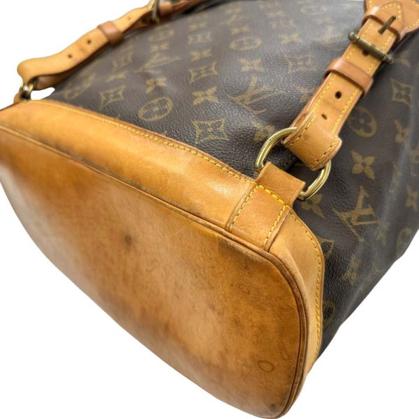 m24 1289 10 Louis Vuitton Montsouris GM Monogram Backpack Brown