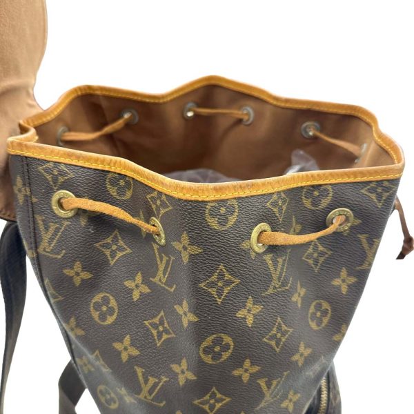 m24 1289 11 Louis Vuitton Montsouris GM Monogram Backpack Brown