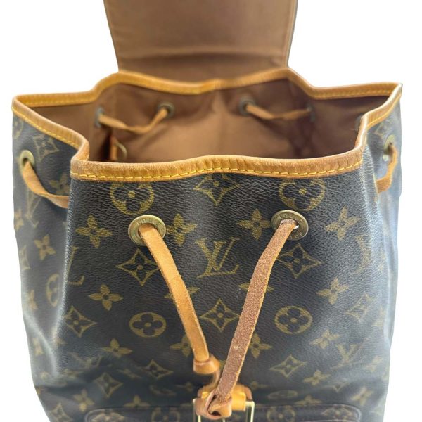 m24 1289 12 Louis Vuitton Montsouris GM Monogram Backpack Brown