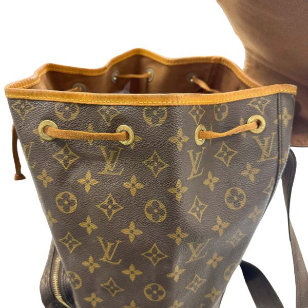 m24 1289 13 Louis Vuitton Montsouris GM Monogram Backpack Brown