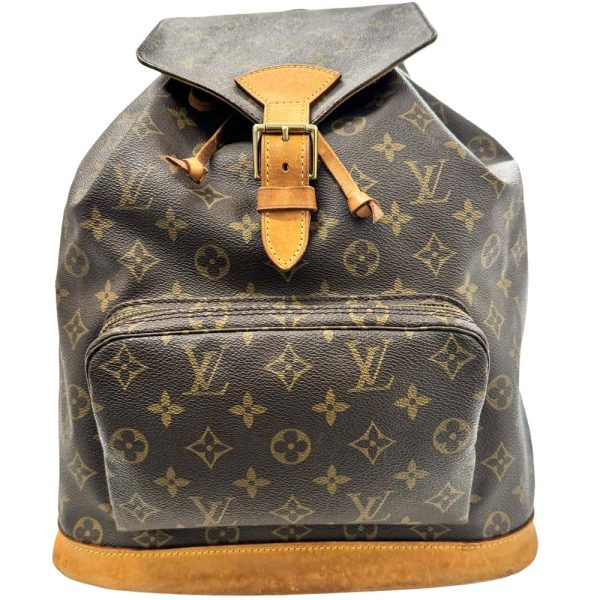 m24 1289 2 Louis Vuitton Montsouris GM Monogram Backpack Brown