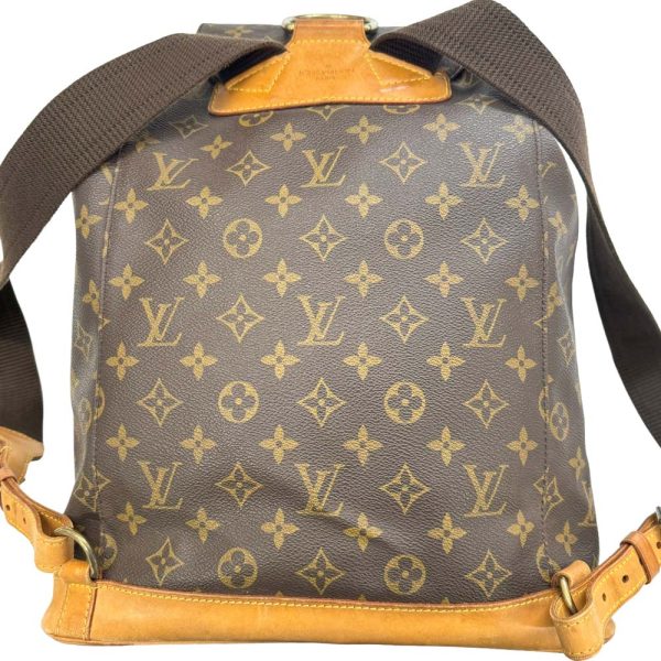 m24 1289 4 Louis Vuitton Montsouris GM Monogram Backpack Brown