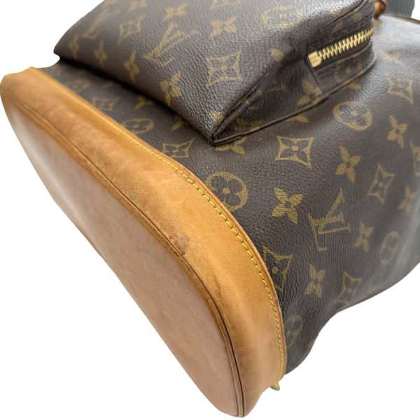 m24 1289 8 Louis Vuitton Montsouris GM Monogram Backpack Brown