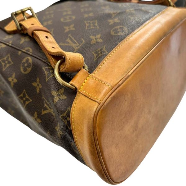 m24 1289 9 Louis Vuitton Montsouris GM Monogram Backpack Brown