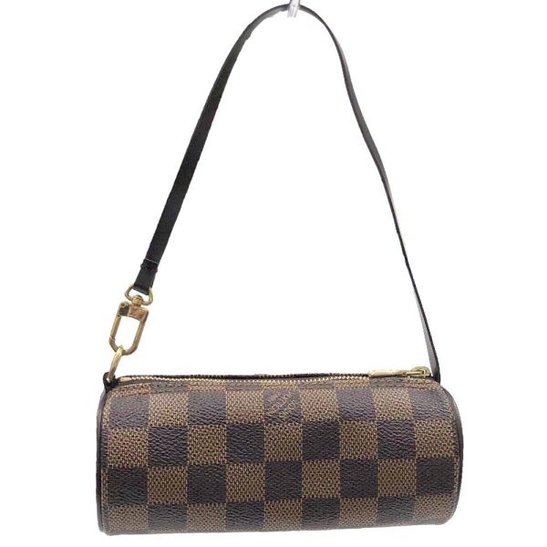 m24 1294 5 Louis Vuitton Papillon Handbag Damier Ebene Brown