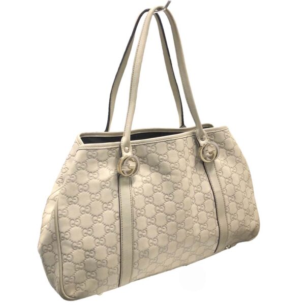 m24 1535 4 Gucci Tote Bag Guccisima White