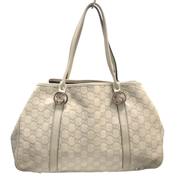 m24 1535 5 Gucci Tote Bag Guccisima White