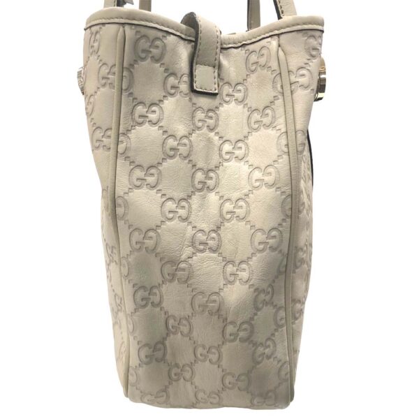 m24 1535 6 Gucci Tote Bag Guccisima White