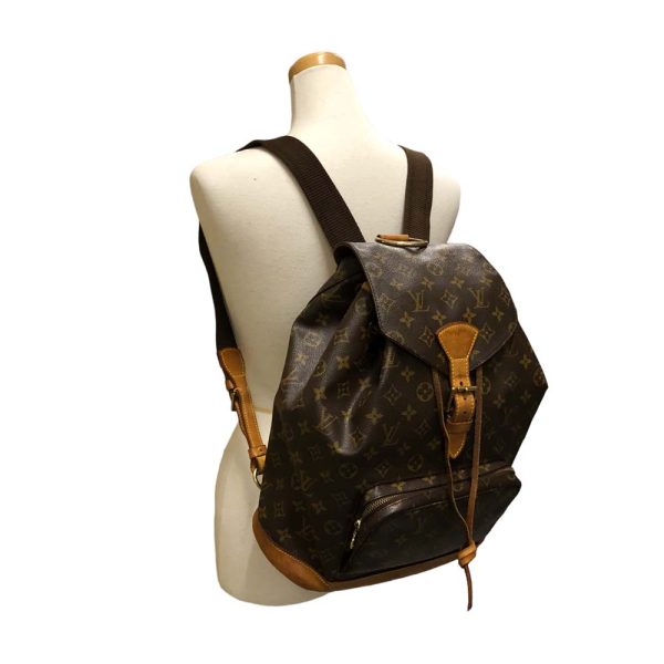 m24 20 18 Louis Vuitton Monsouris GM Rucksack Monogram Brown