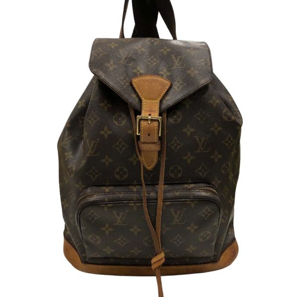 m24 20 2 Louis Vuitton Monsouris GM Rucksack Monogram Brown