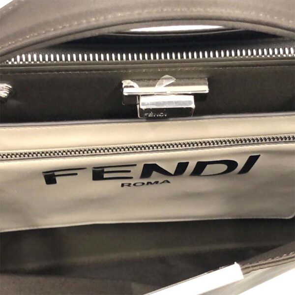 m24 2169 13 Fendi Peekaboo Briefcase Black