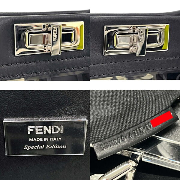 m24 2170 16 Fendi Peekaboo 2WAY Bag Black