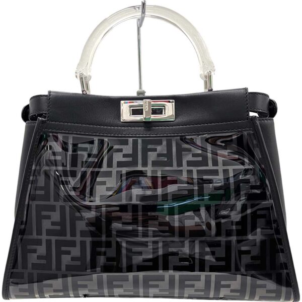 m24 2170 9 Fendi Peekaboo 2WAY Bag Black