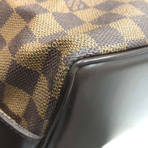 m24 2214 11 Louis Vuitton Chelsea Damier Ebene Tote Bag Brown