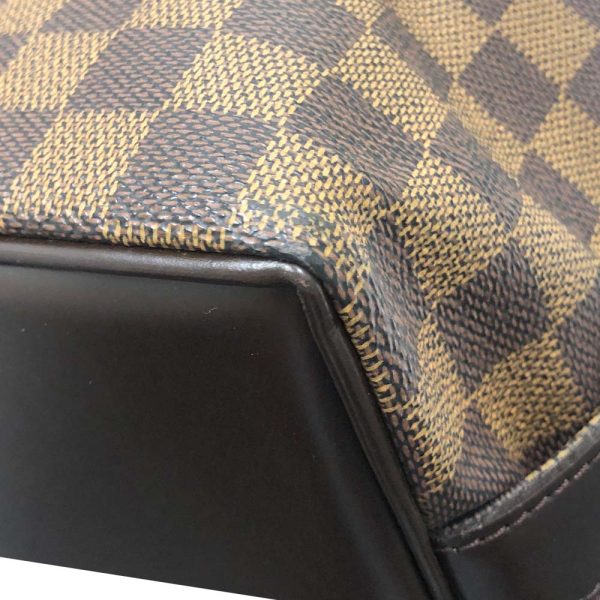 m24 2214 12 Louis Vuitton Chelsea Damier Ebene Tote Bag Brown